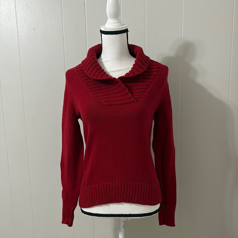LAUREN Ralph Lauren Red Sweater Size S